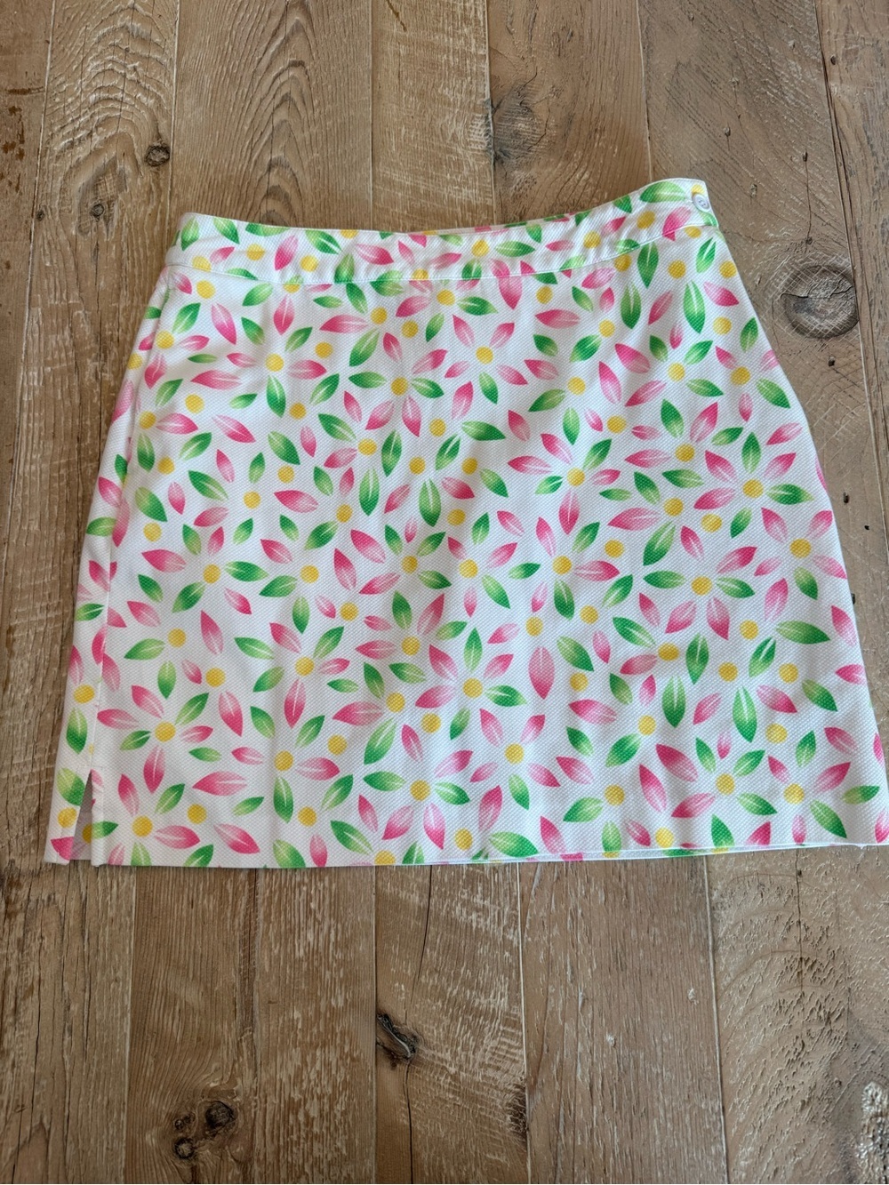 EP Pro Floral Mini Skirt - Pink, Green & Yellow 10